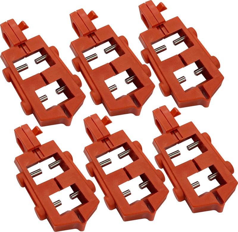 Brady 65688 120V Snap-On Breaker Lockout (Pack Of 6),Red - Image 1